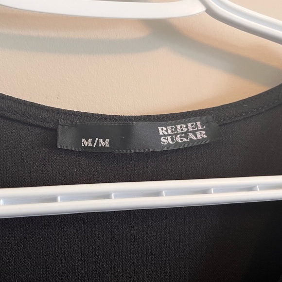 Black Wrap Dress - Picture 9 of 9